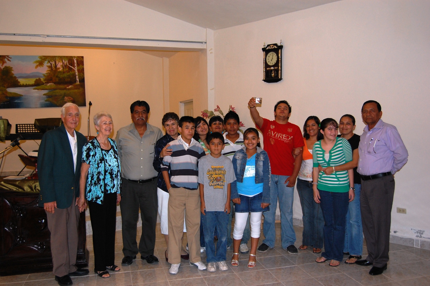 Peniel Presbyterian Church received Peace Candle from Canadian Church